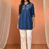 Mia White Relaxed Fit Pants for Women